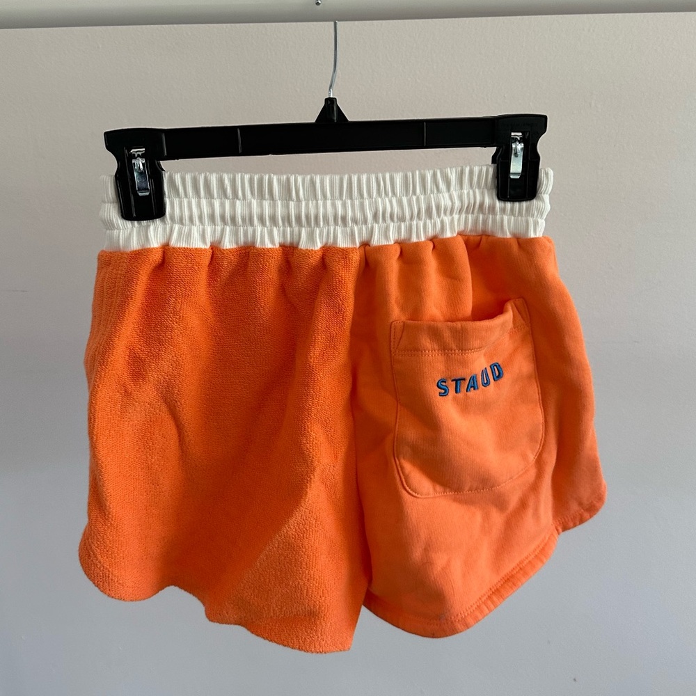 STAUD NWT mixed material shorts